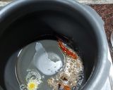 A picture of step 3 of Moong dal & rice khichdi.