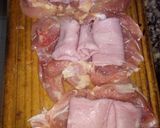 Foto del paso 1 de la receta: Pollo relleno con jamón