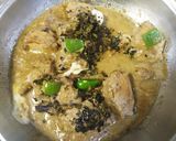 A picture of step 4 of Creamy chicken with green pepper.