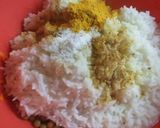 Foto del paso 6 de la receta: Morrones rellenos en salsa (y de yapa, croquetas de arroz)!