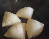 A picture of step 5 of Mahamri#4weekschallenge#mycreativesoftmaandazicontest#.