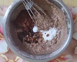 A picture of step 3 of Ragi carrot cake.