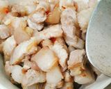 Hình bước làm 1 của món Thịt ba chỉ rang tàu hủ