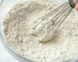 A picture of step 1 of Pancakes with Vanilla & Honey.