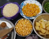 A picture of step 1 of Healthy Pulao.