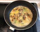 A picture of step 6 of Oyster Omelet.