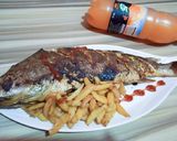 A picture of step 5 of Grilled croaker fish.
