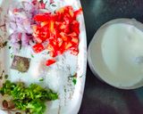 A picture of step 1 of Onion Tomato Raita.