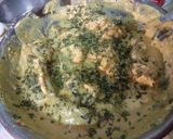 A picture of step 3 of Malai chicken.