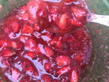 Homemade strawberry jam