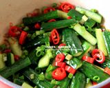 蔥辣小黃瓜的食譜步驟5照片