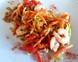 Foto del paso 6 de la receta: Camarones con vegetales salteados al wok. #paraprincipiantes