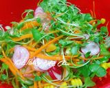 Hình bước làm 3 của món Salads rau mầm thịt bò áp chảo