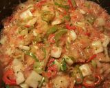 Foto del paso 12 de la receta Estofado de patatas baby con acelgas y pimientos