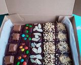 Foto langkah ke 10 dari resep Fudgy brownies (brownies shinny crust).