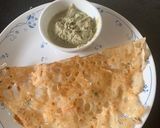 A picture of step 5 of Rawa dosa.