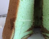 Foto langkah ke 17 dari resep Chiffon Pandan Coklat.