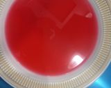 A picture of step 2 of 3 layered~Custard Fruit trifle.