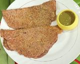 A picture of step 4 of Healthy Ragi Flakes Chilla.