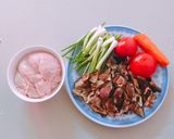 Hình bước làm 1 của món Canh nấm hương nấu mọc