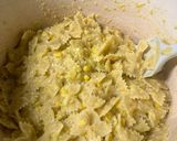 A picture of step 8 of Creamy Corn Pasta with Basil.