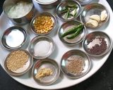 A picture of step 1 of Curd rice.