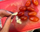Foto del paso 1 de la receta: Burrata con pesto y tomates confitados. Ideal entrada 🍅