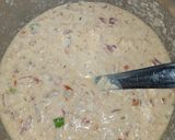 A picture of step 1 of Veg Semolina roll.