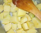 A picture of step 4 of Chutneyed Potatoes.