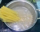 Hình bước làm 6 của món Mì ý hải sản tôm mực