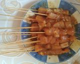 Foto langkah ke 11 dari resep Sate Ayam Bumbu kacang Aka Sate ayam madura enakkkkkkks🍢🍢🍢😋😋😋.