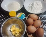 Foto langkah ke 1 dari resep Bolu keju coklat panggang tanpa oven.