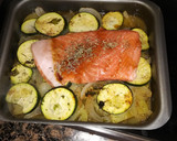 Foto del paso 4 de la receta: Salmón al horno con verduras
