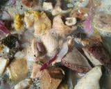 A picture of step 2 of Offal's pepper soup.