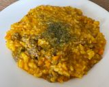 Foto langkah ke 9 dari resep Risotto Labu Kuning.