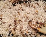 A picture of step 2 of Mushroom and Curry Risotto.