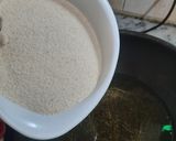 A picture of step 2 of Sooji ka halwa.