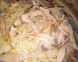 صورة لخطوة 3 من وصفة أرز بالجزر والدجاج في الفرن