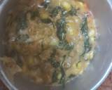 Spinach/ corn with white sauce baked recipe step 2 photo