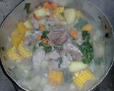 Foto del paso 2 de la receta: Locro del 9 de Julio a la leña ¡!Viva la patria!!💙💙