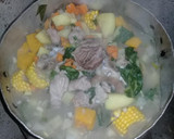 Foto del paso 2 de la receta: Locro del 9 de Julio a la leña ¡!Viva la patria!!💙💙