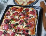 Foto del paso 5 de la receta: Pizza con masa de harina integral y blanca