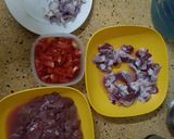 A picture of step 1 of Maini and firigisi stew.