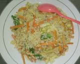 Foto langkah ke 9 dari resep Nasi goreng telur sayur.