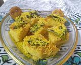 A picture of step 4 of Kids special Dhokla.