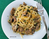 Foto del paso 9 de la receta: Tallarines con mollejas y salsa brava