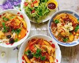 Hình bước làm 3 của món Bún bò Huế chay