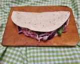 Foto del passaggio 3 della ricetta Piadina ripiena di pancetta tesa
