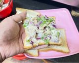 A picture of step 2 of Chicken club sandwich.