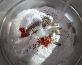 A picture of step 1 of Maida dosa.